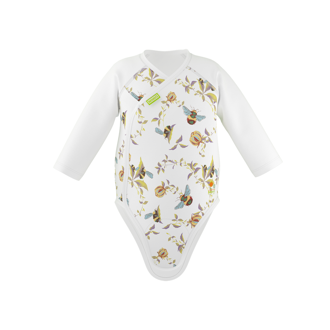 Organic Cotton EasyPeesy Kimono Long  Sleeve