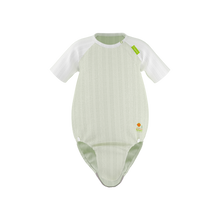 Load image into Gallery viewer, Lace Organic Cotton EasyPeesy Onesie Short Sleeve
